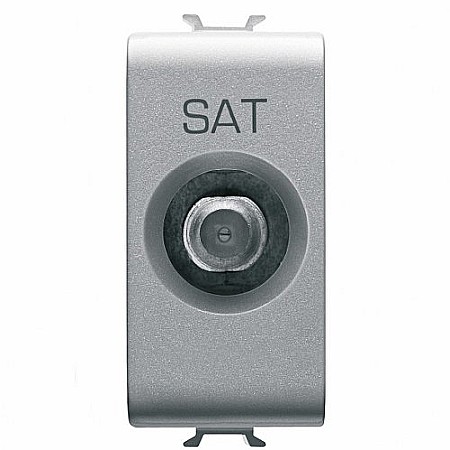 Gewiss Chorus - Priza TV-SAT Direct 1 modul CH/Gri Titan