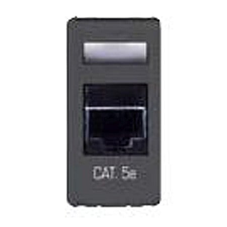 Gewiss System - Priza UTP RJ45 cat 5e neecranat SY/BK