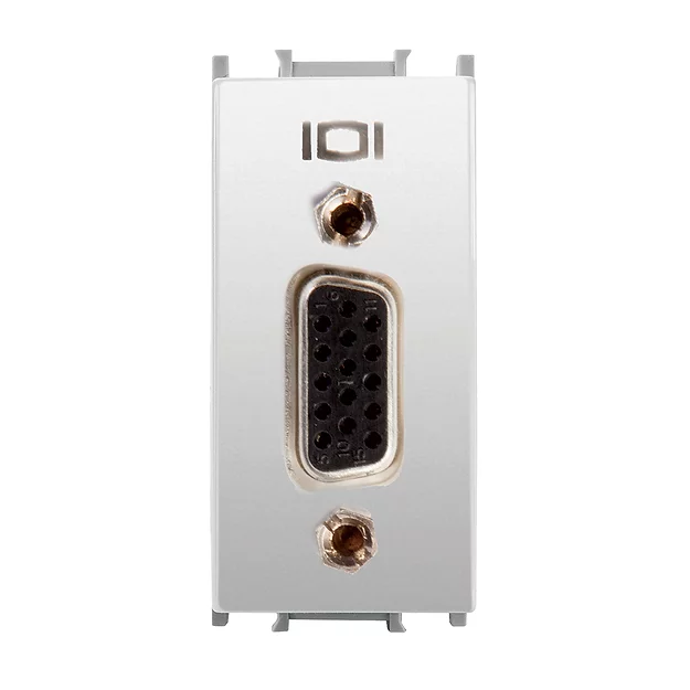 Prize si intrerupatoare - PRIZA VGA MODULAR ALB 1M