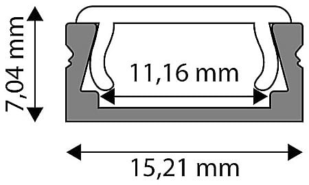 Profil Aluminiu Normal Alb [1]