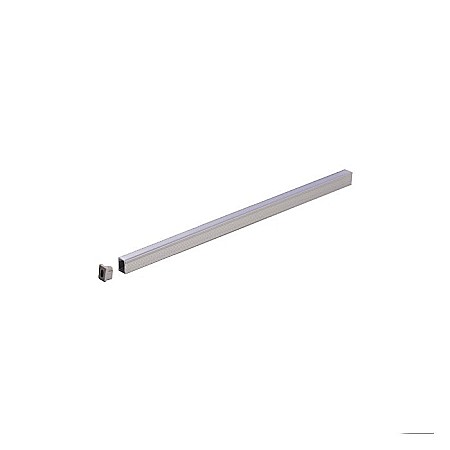 Profil banda LED - Profil aplicat din aluminiu anodizat pentru benzi LED, LMX-101, LED Market, Culoare gri, Lungime 3m