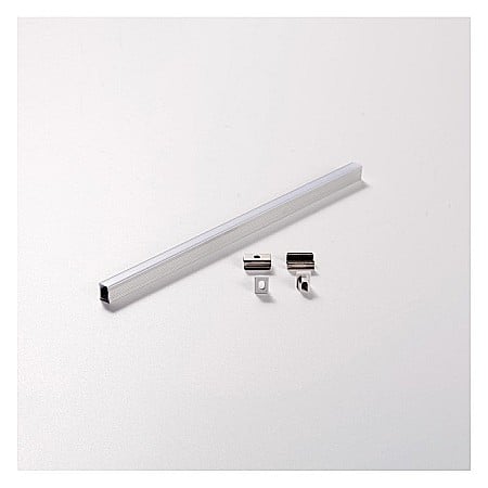 Profil aplicat din aluminiu anodizat pentru benzi LED, LMX-101, LED Market, Culoare gri, Lungime 3m [1]