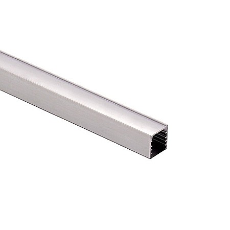 Profil banda LED - Profil din aluminiu anodizat pentru benzi LED, LMX-1414, LED Market, Culoare gri, Lungime 2m