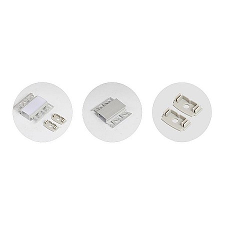 Profil incastrabil din aluminiu anodizat pentru benzi LED, LMX-305, LED Market, Culoare gri, Lungime 2m [1]