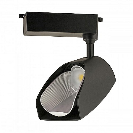 Uncategorized - Proiector 120° LED 30W/ora, 3420lm - 50 000 ore, iluminat comercial, directionabil pe sina monofazata, LM-KT-005-W, Corp Negru