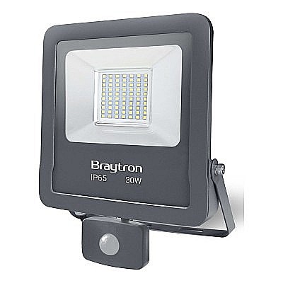 Proiectoare LED - Proiector LED cu senzor 30W 3000K Braytron