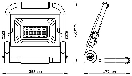 Proiector LED Slim SMD cu Suport [1]