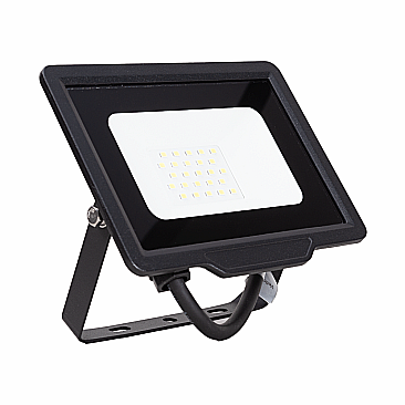 Corpuri de iluminat - Proiector LED SMD Slim 20W CW Negru Novelite