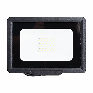 Corpuri de iluminat - Proiector LED SMD Slim 30W CW Negru Novelite
