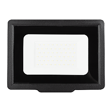 Corpuri de iluminat - Proiector LED SMD Slim 50W CW Negru Novelite