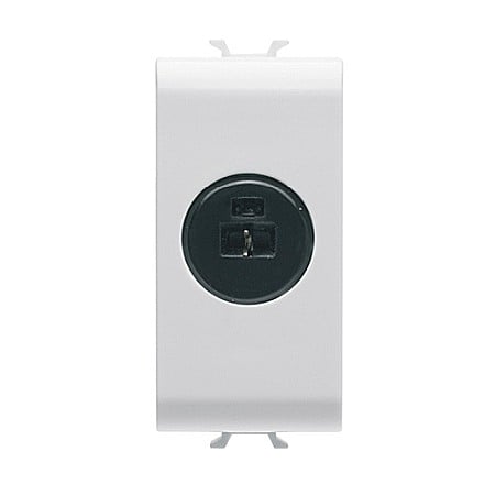 Gewiss Chorus - PRZ GW10454 Priza audio video 1 modul CH/Alb