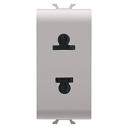 Gewiss Chorus - PRZ GW13287 Priza standard EU/USA 15A 2P 1 modul CH/Bej Satin