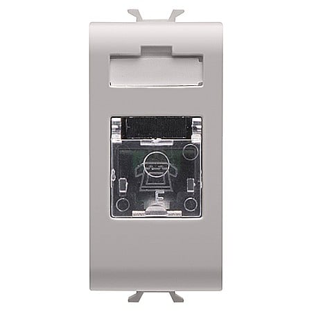 Gewiss Chorus - PRZ GW13401 Priza telefon RJ11 1 modul CH/Bej Satin