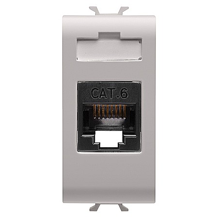 Gewiss Chorus - PRZ GW13423 Priza RJ45 UTP cat 6 1 modul CH/Bej Satin