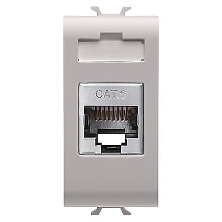 Gewiss Chorus - PRZ GW13424 Priza RJ45 FTP cat 6 1 modul CH/Bej Satin
