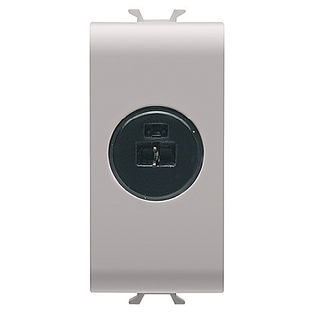 Gewiss Chorus - PRZ GW13454 Priza audio video 1 modul CH/Bej Satin