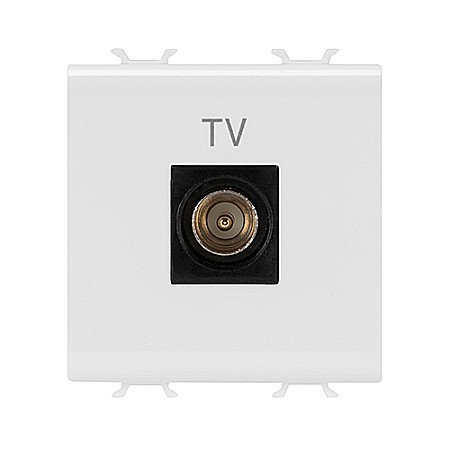 Gewiss Chorus - PRZ GW15367 Priza TV Direct 2 module CH/Alb Satin
