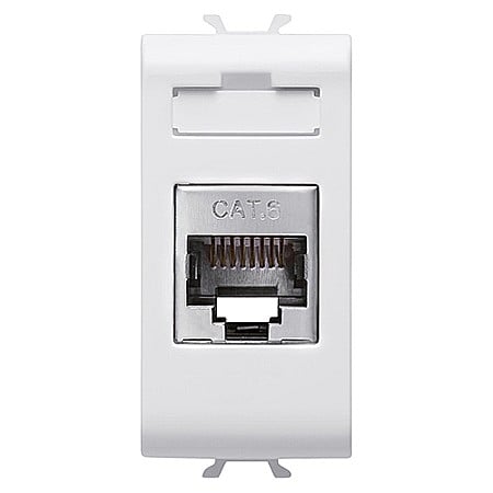 Gewiss Chorus - PRZ GW15424 Priza RJ45 FTP cat 6 1 modul CH/Alb Satin