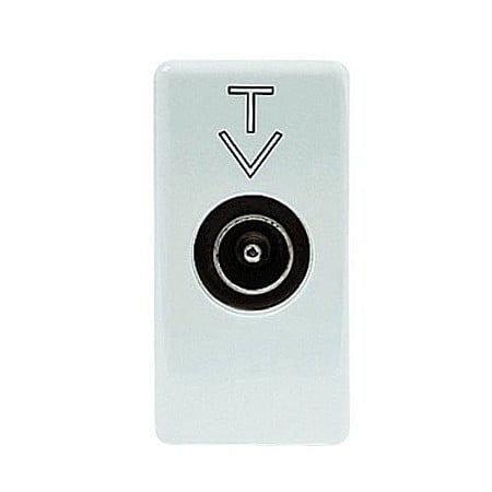 Gewiss System - PRZ GW20383 Priza TV Direct Tata 14dB 9.5mm 1 modul SY/WH