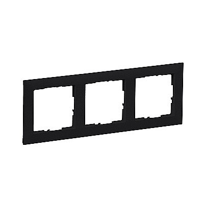 Legrand New Suno - Rama 3 posturi, negru Legrand New Suno