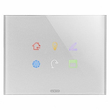 Gewiss Chorus - Rama Ch Ice Touch KNX 6 module Titan