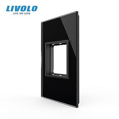 Livolo modular - Rama de sticla, standard italian, 2M negru