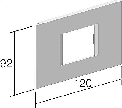 Rama decor can cabluMA92 2/3M TEM alb [2]