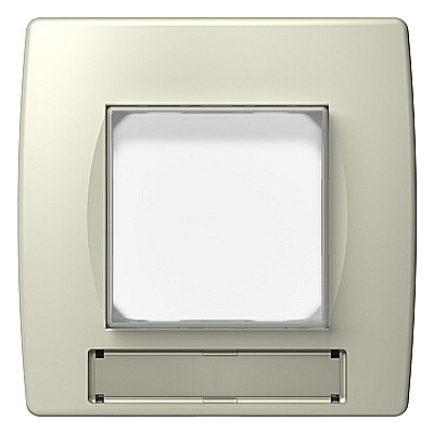 TEM - GAMA MODUL - Rama decorativa IP44 TEM ivory 2M (intrerupator)