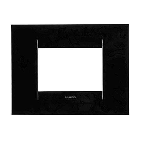 Gewiss Chorus - Rama Geo 3 module CH/Negru toner