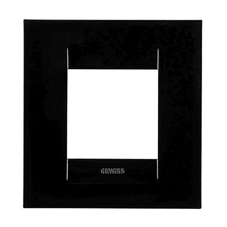 Gewiss Chorus - Rama Geo International 2 module CH/Negru toner