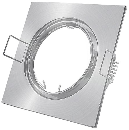 Corpuri de iluminat - Rama GU10 Patrata Swivel Satin Nickel