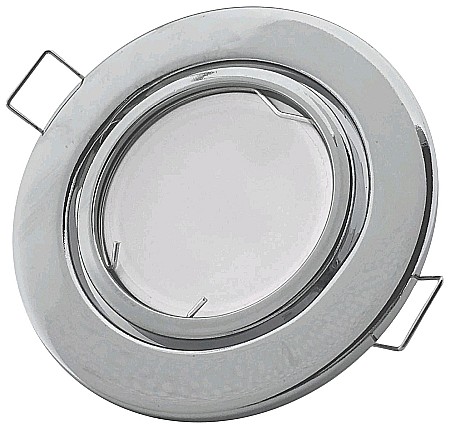 Corpuri de iluminat - Rama GU10 Rotunda Swivel Crom