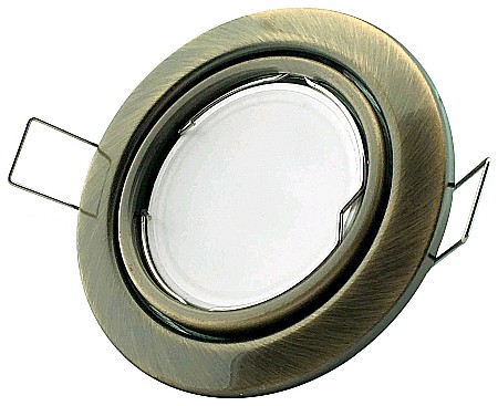 Corpuri de iluminat - Rama GU10 Rotunda Swivel Cupru
