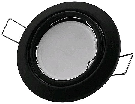 Corpuri de iluminat - Rama GU10 Rotunda Swivel Negru