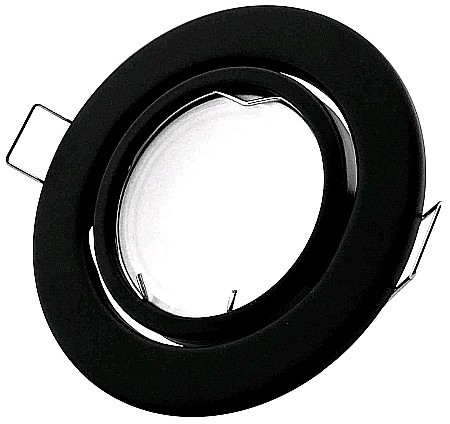 Corpuri de iluminat - Rama GU10 Rotunda Swivel Negru