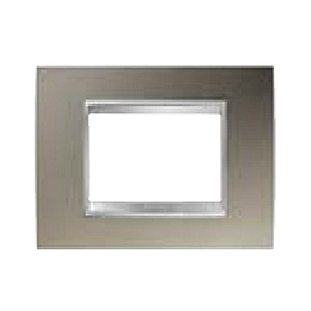 Gewiss Chorus - Rama Lux 6 module CH/Aluminiu periat (metal)