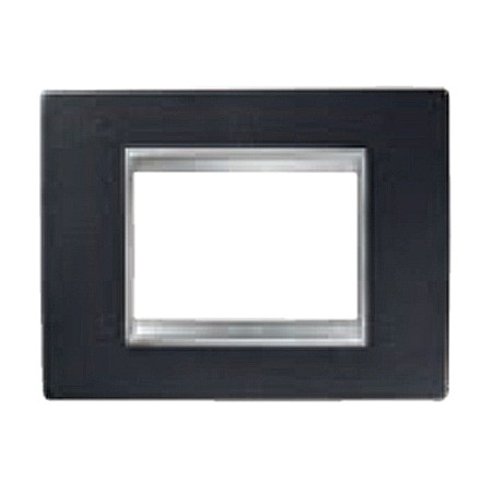 Gewiss Chorus - Rama Lux 6 module CH/Negru (piele)