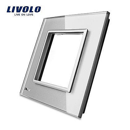 Livolo - Ramă Priză Simplă gri