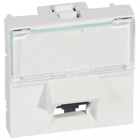 Prize si intrerupatoare - RJ45 C6 UTP MOSAIC 45 GRADE