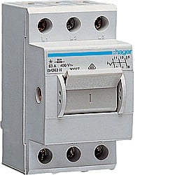 Sigurante automate - Separator-întrerupător Poli: 3 DIN 63A 400VAC SH IP20 0÷25mm2 SH363N HAGER