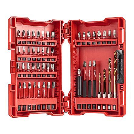 Scule si accesorii - SET DE 48 BITI SI BURGHIE SHOCKWAVE IN CASETA Milwaukee 4932430906
