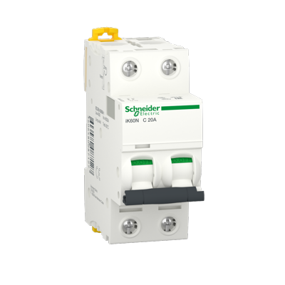 Sigurante Schneider - Siguranta automata Schneider 20A 2P curba C IK60n Acti9 A9K24220