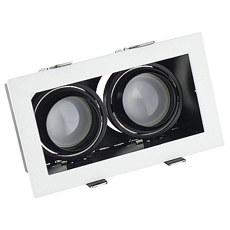 Uncategorized - Spot incastrat orientabil, LED Market, SD72x2 pentru 2 becuri GU10 HUE