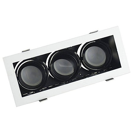 Uncategorized - Spot incastrat orientabil, LED Market, SD72x3 pentru 3 becuri GU10 HUE