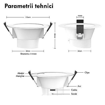 Spot inteligent RGB, WiFi [15]