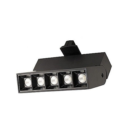 Uncategorized - Spot LED 10W, 1140lm - 50 000 ore, directionabil pe sina monofazata, LED Market, LM35-5BK, Corp negru