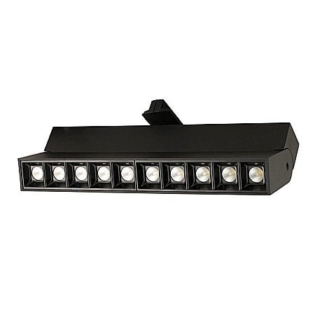 Uncategorized - Spot LED 20W, 2280lm - 50 000 ore, directionabil pe sina monofazata, iluminare comerciala, LED Market, LM35-10BK, Corp negru