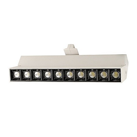 Uncategorized - Spot LED 20W, 2280lm - 50 000 ore, directionabil pe sina monofazata, iluminare comerciala, LED Market, LM35-10WH, Corp alb