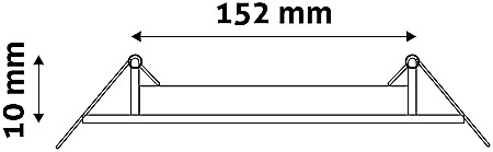 Spot LED ALU 12W Ø170 lumina rece [2]