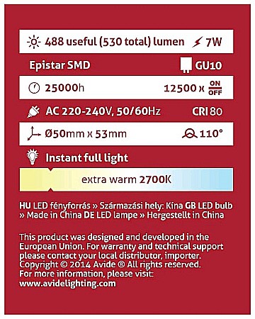 Spot LED Alu+plastic [1]